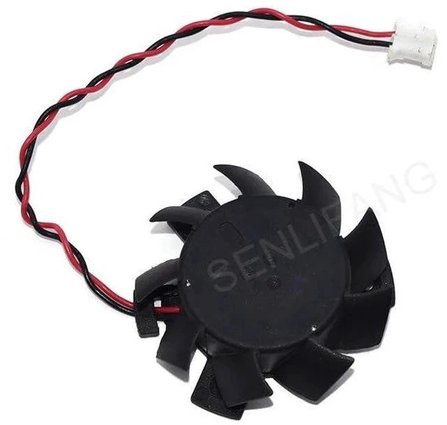 Alt view image 7 of 7 - New Graphics Card Cooling T124010DL DC12V 0.1A Two Lines Cooler