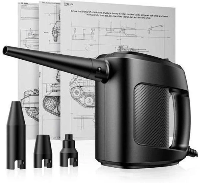 Main image of Compressed Air Duster 550W Electric Air Duster Super Powerful Air Blower Duster for Laptop Electric Duster for PC Cleaning Kit Electronics and Home Cleaning Datavac Dust Blower to Replaces Can Air