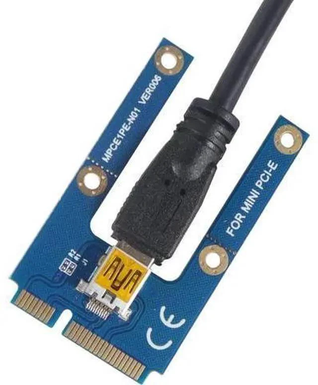 Alt view image 2 of 6 - ITHOO 32 bit 33MHz Mini PCI-e to Dual PCI Expansion Card PCI Slot Support Capture Card Gold Tax Card Sound Card Parallel Port Card