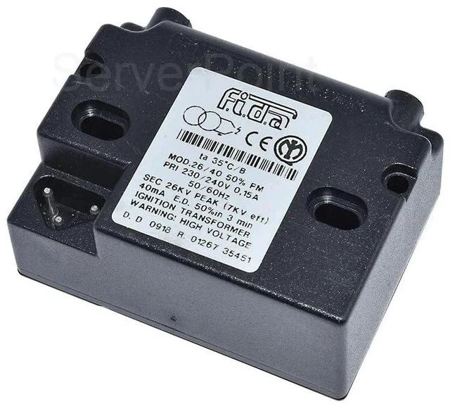 Main image of New Ignition Transformer For FIDA MOD.26/40 50% PM For Burner