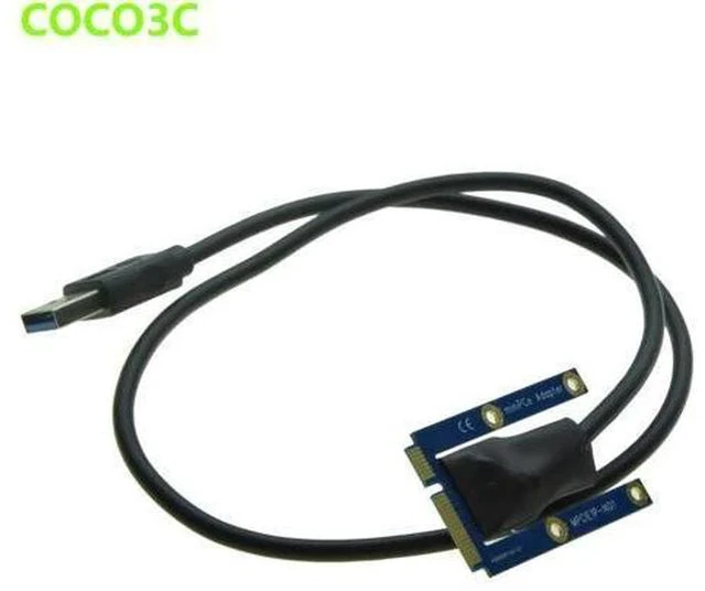 Alt view image 5 of 6 - Mini PCIe 1 to 3 PCI express 1X slots Riser Card Expansion adapter Mini ATX Laptop to PCI-e Port Multiplier