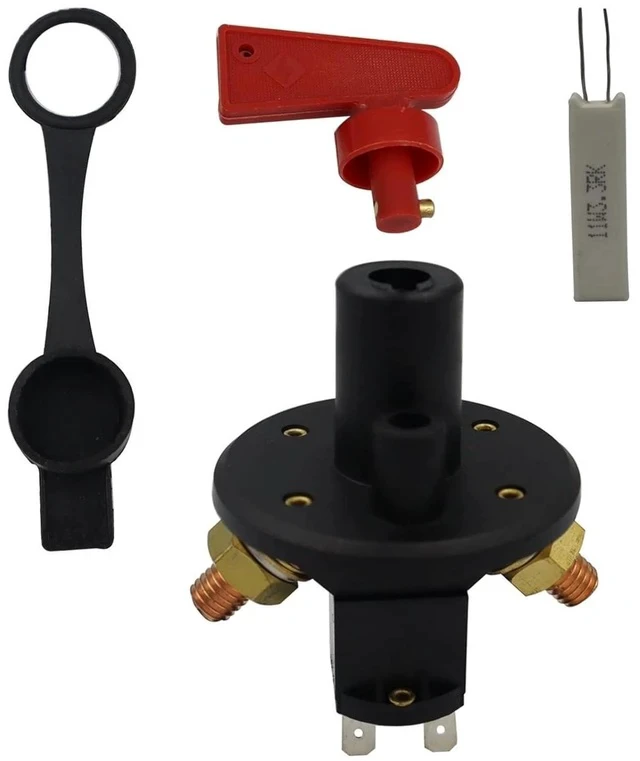 Alt view image 3 of 6 - FIA Kill Switch Battery Isolator Cut Off/Out Master Switch 12V/24V 150A M10
