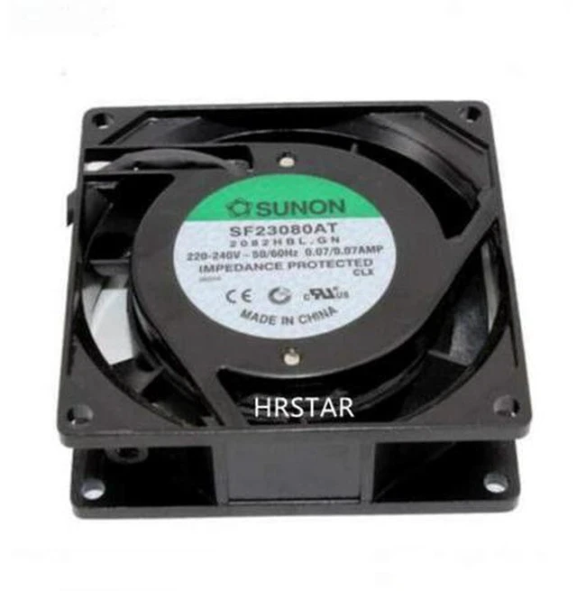 Alt view image 2 of 3 - Original SUNON SF23080AT.2082HBL GN 220V 8025mm Ball Bearing Axial Cooling Fan