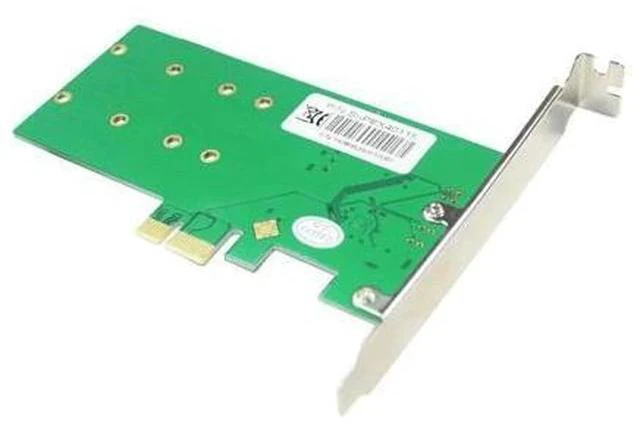 Alt view image 5 of 5 - On Cards PCIE to M2 Adapter M.2 NGFF TO PCI Express PCIE X1 Adapter Dual Port B Key Card Supports 2230 2242 2260 2280 M2 SSD