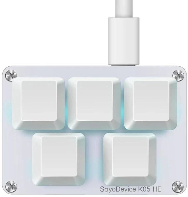 Main image of K05 HE Rapid Trigger Hall Effect Mini Keyboard Suitable for OSU and Geometry Dash Rhythm Game Macro