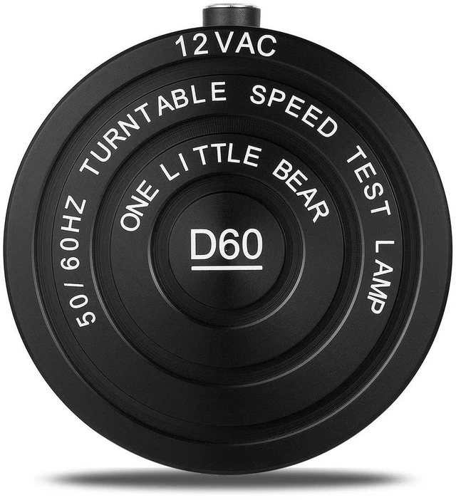 Alt view image 3 of 6 - Nobsound D60 50 / 60Hz Stroboscopic Speed Strobe Light Tachometer Disc for Turntable LP Record Player