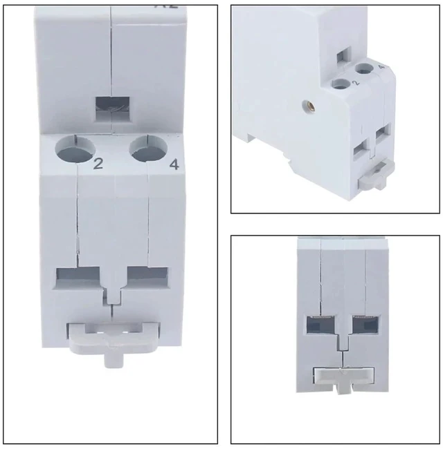 Alt view image 2 of 5 - CT1 CT1-25 2P 16A 25A 20A 230v 50or60HZ Din Rail Household AC Contacto 1Pcs(2P 1NO1NC-25A)