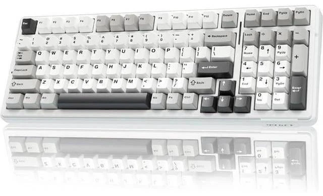 Main image of AULA F99 Wireless Mechanical Keyboard,Tri-Mode BT5.0/2.4GHz/USB-C Hot Swappable Custom Keyboard,Pre-lubed Linear Switches,Gasket Structure,RGB Backlit Gaming Keyboards for PC/Tablet/PS/Xbox