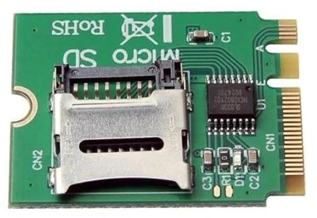 Main image of M2 NGFF Key A.E WIFI Slot to Micro-SD SDHC SDXC TF Card Reader T-Flash Card M.2 A+E Card Adapter Kit