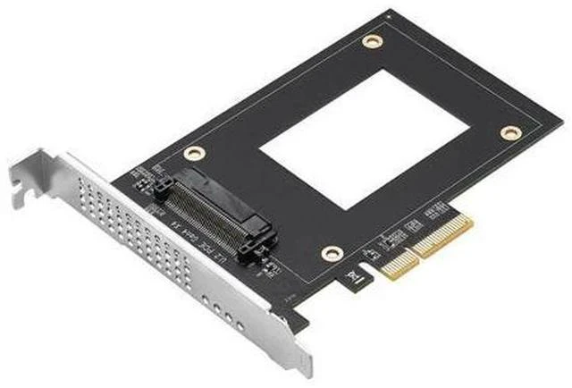 Main image of U.2 to PCIe 4.0 X4 Riser Expansion Adapter Card PCI Express 4x U.2 SFF-8639 Adapter for Intel 2.5" NVMe U2 SSD