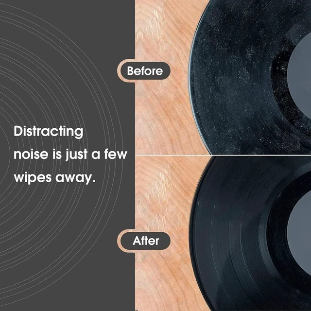Alt view image 4 of 7 - Record Cleaning Brush Anti-Static Nylon Bristles for LP Vinyl Maintenance, Turntable Player Accessory (R32D)
