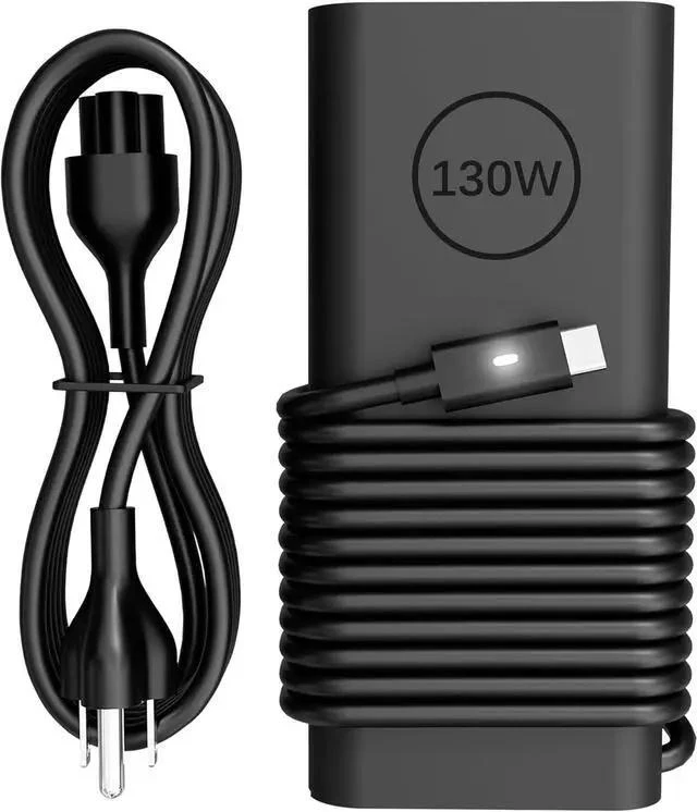 Main image of Replacement for Laptop Charger 130W 100W 65W USB Type C Fast Power Adapter