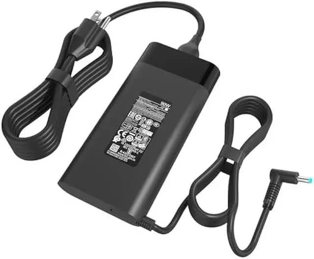 Alt view image 2 of 5 - 90W 19.5V 4.62A Laptop Charger L24008-001 Compatible with HP Pavilion 15 17 M4 Envy TouchSmart 14 15 17 17-j020us 937532-850 710413-001 937520-002 AC Adapter Power Supply Cord