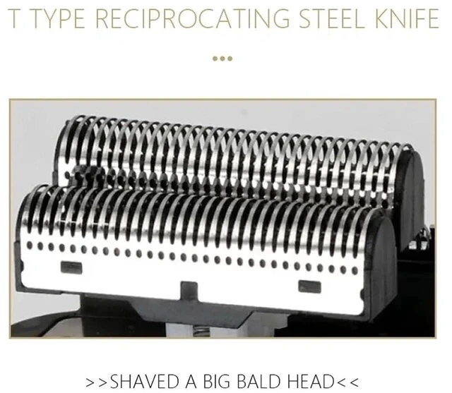 Alt view image 7 of 7 - Replacement BladeKM-2028 2027 TX8 Blades Set Hair Trimmer Clipper Barber Shaving Accessories(2pcs Blade)