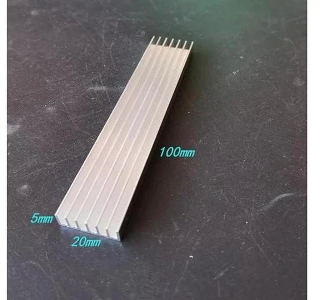 Alt view image 2 of 2 - 1W 3W 5W Watt 100MM High Power aluminum LED Heatsink cooller F Growth Plant light DIY