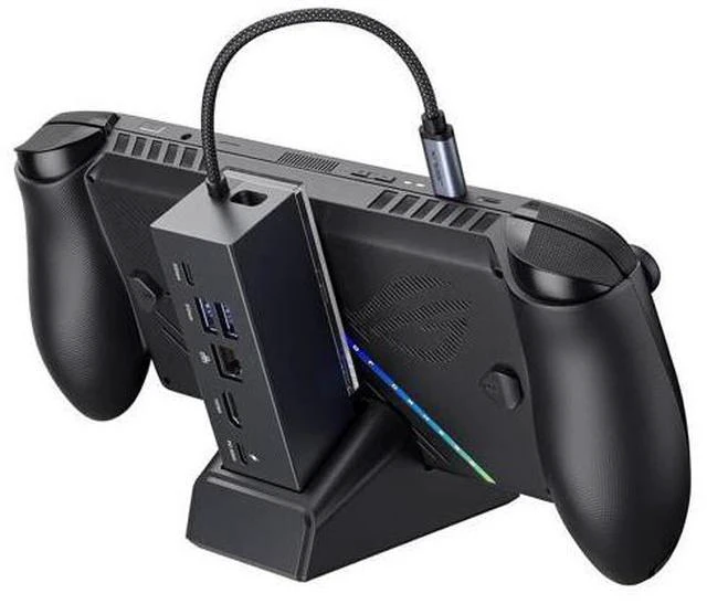 Main image of Docking Station for ROG Xbox Ally X (2025)/ROG Ally X/ROG Ally/Steam Deck/Legion Go/Legion Go S, 6-in-1 Dock with HDMI 4K@120Hz, Gigabit Ethernet, USB A & USB C 3.2 Gen 1, 100W Charging - HB0609