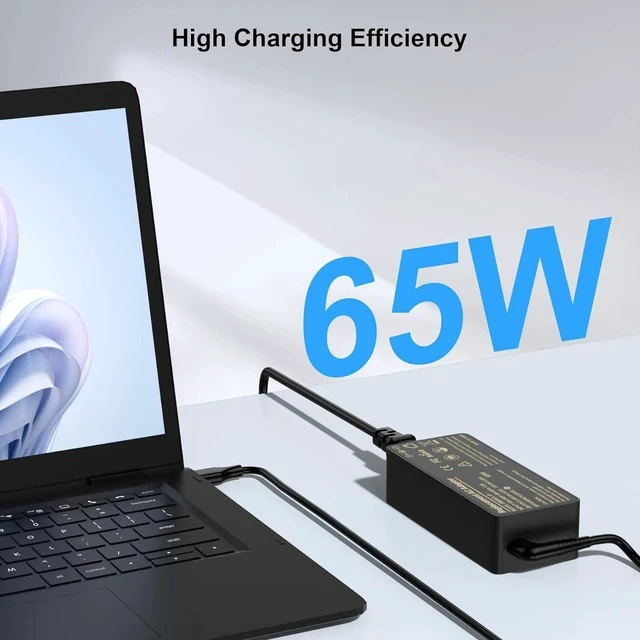 Alt view image 6 of 6 - 65W USB C Charger Compatible with Laptop Charger USB C Thinkpad T480 T480s T490 T580 T580s T14 E480 E580 X1 Yoga 7i Chromebook 300e Computer Type-C Adapter Power Cord