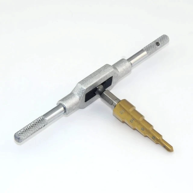Alt view image 4 of 6 - Compatible with Great Planes 4-Step Propeller Shaft Reamer Standard 4 6 8 10 12MM Opener Drill RC Tools(Drill)