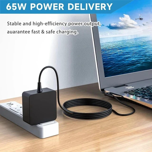 Alt view image 5 of 7 - 65W 45W Laptop Charger Compatible with Vivobook 14 15 17 Flip 14 15 S13 S14 S15 Go 12 14 15 X510UR X515 X515J X515E X515M X515MA X415JA X415EA F513EA F513E Adapter Power Supply Cord