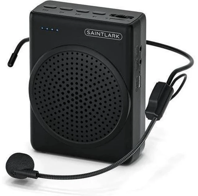 Main image of SAINTLARK S22 Voice Amplifier for Teachers,with Wired Portable Microphone and Speaker and Belt Supports MP3 Format Audio for Training,presentations, Guided Tours, Personal Voice Amplifier