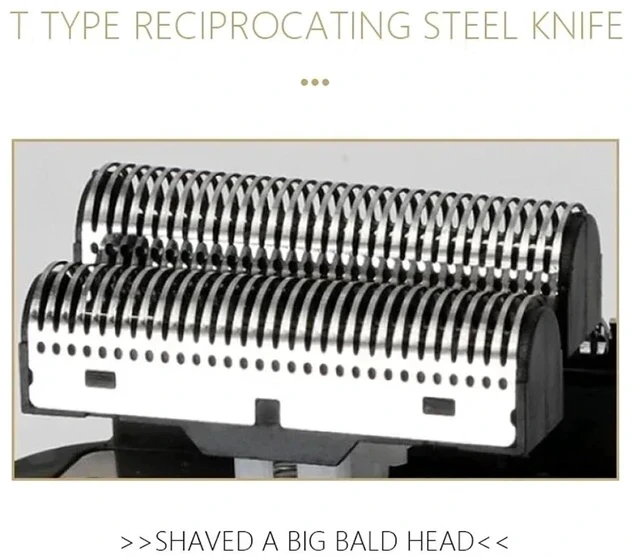 Alt view image 3 of 7 - Replacement BladeKM-2028 2027 TX8 Blades Set Hair Trimmer Clipper Barber Shaving Accessories(2pcs Blade)
