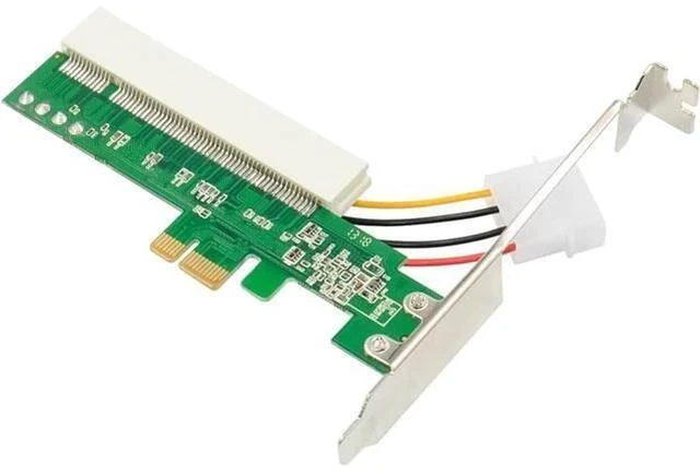 Alt view image 4 of 6 - PCIe PCI Express X1 to PCI 32bit Bridge Card Adapter with PLX Chipset Compatible with PCIe X1 X4 X8 X16