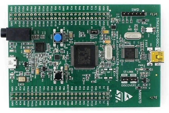 Alt view image 2 of 7 - Waveshare STM32F4DISCOVERY STM32 Discovery Kit for STM32 F4 series7 32-bit ARM Cortex-M4F Core 1 MB Flash 192 KB RAM STM32F4 Discovery Board