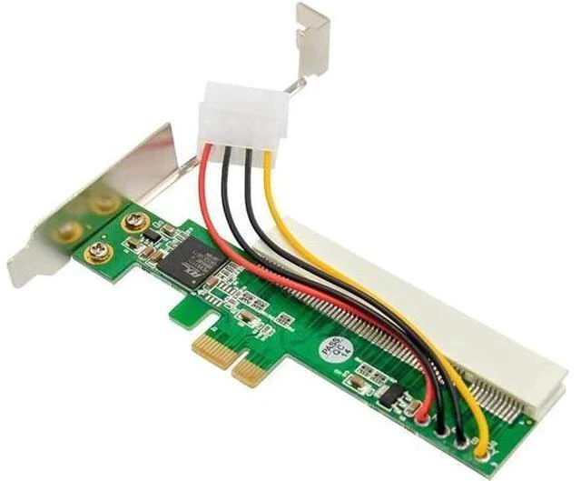 Alt view image 3 of 6 - PCIe PCI Express X1 to PCI 32bit Bridge Card Adapter with PLX Chipset Compatible with PCIe X1 X4 X8 X16