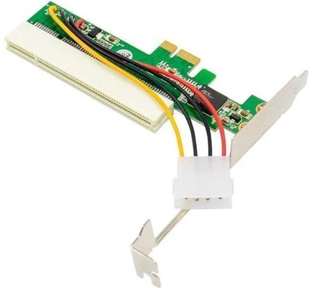 Alt view image 5 of 6 - PCIe PCI Express X1 to PCI 32bit Bridge Card Adapter with PLX Chipset Compatible with PCIe X1 X4 X8 X16