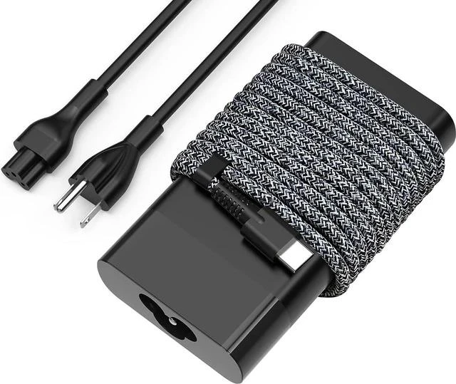 Main image of New Slim 65W USB C Laptop Charger Compatible with HP Spectre X360 Spectre Elitebook x360 Elitebook Envy Omnibook Chromebook Elite x2 Zbook ProBook Travel Type C AC Adapter Power Cord Supply