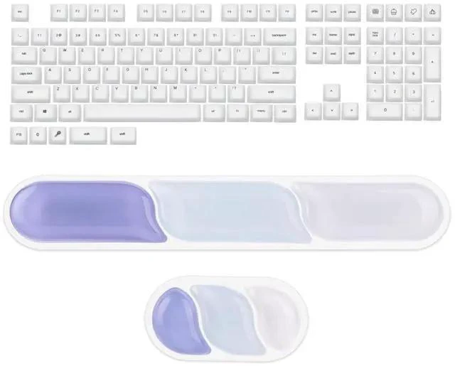 Main image of AegisSil Keycap Set+CloudGel Wrist Rest for Keyboard and Mouse