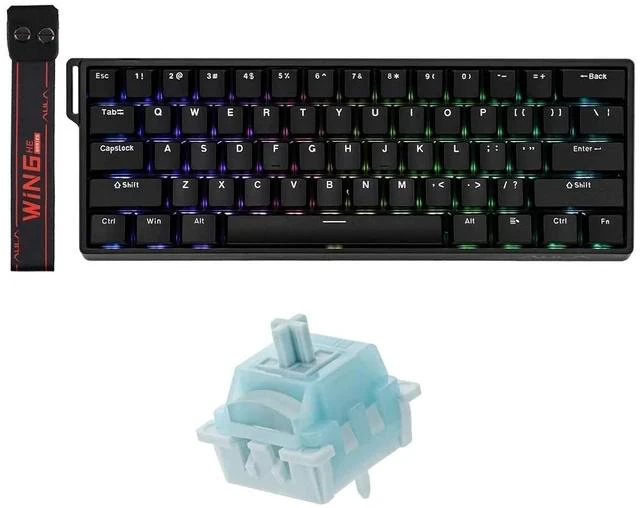 Main image of Aula WIN60 HE 60% Wired Magnetic Keyboard with Adjustable Actuation+Creamy Jade Magnetic Switches