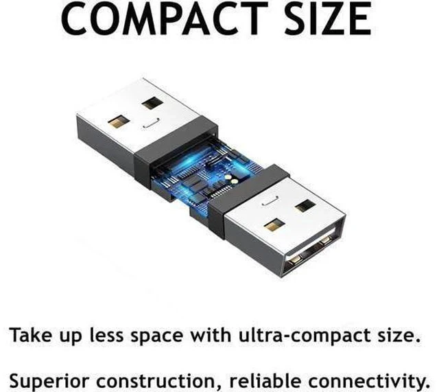 Alt view image 3 of 7 - 10Pack D-Type USB 2.0 Panel Mount Connector, Solderless USB2.0 Female to Female Feed Thru Bulkhead Converter for Audio Video Network Industrial Equipment