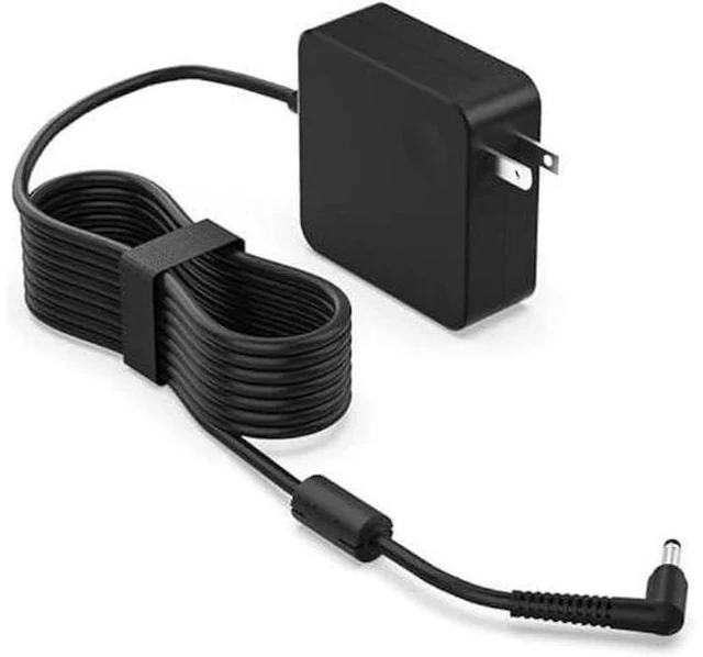 Main image of Charger for Lenovo Laptop 65W/45W, Round Tip AC Adapter for IdeaPad 1/3/5, Slim 3/5/7, Flex/Pro Series, S/C Series, Fast Charging, Overheat Protection, Longer Cable for Office, Travel, and Home Use