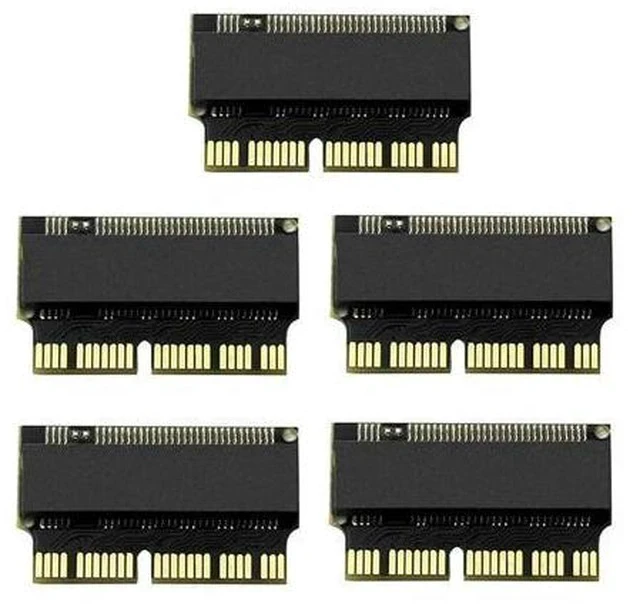 Alt view image 3 of 7 - Ageryu M.2 Adapter Pcie M2 To SSD For Laptop For Air Pro 2013 2014 2015 A1465 A1466 A1502 A1398 PCI-E X4 Nvme S