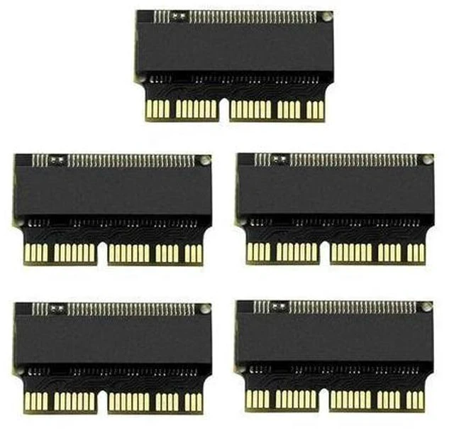 Alt view image 7 of 7 - Ageryu M.2 Adapter Pcie M2 To SSD For Laptop For Air Pro 2013 2014 2015 A1465 A1466 A1502 A1398 PCI-E X4 Nvme S