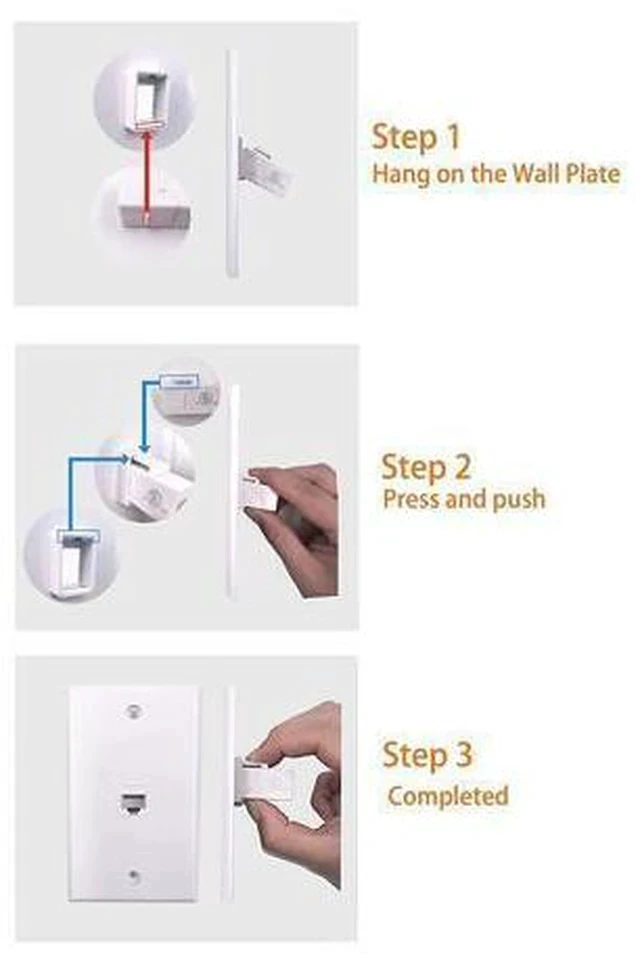Alt view image 6 of 7 - 25-Pack 90 Degree Cat6 RJ45 Keystone Jack, Punch Down Keystone Jack Adapter-Red UL Listed