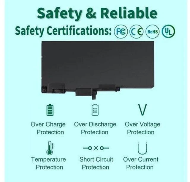 Alt view image 4 of 6 - DMKAOLLK CS03XL Laptop Battery for HP EliteBook 840 850 755 745 G3 G4 ZBook 15u G3 G4 Series 800513-001 800231-1C1 800513-001 CS03 CS03046XL HSTNN-IB6Y HSTNN-UB6S HSTNN-I33C-4