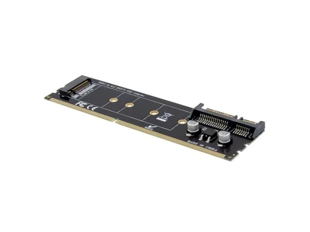 Alt view image 4 of 4 - DDR3 Memory Slot M.2 SSD to SATA Expansion Board DDR3 to M.2 NGFF SSD Adapter for Laptop PC