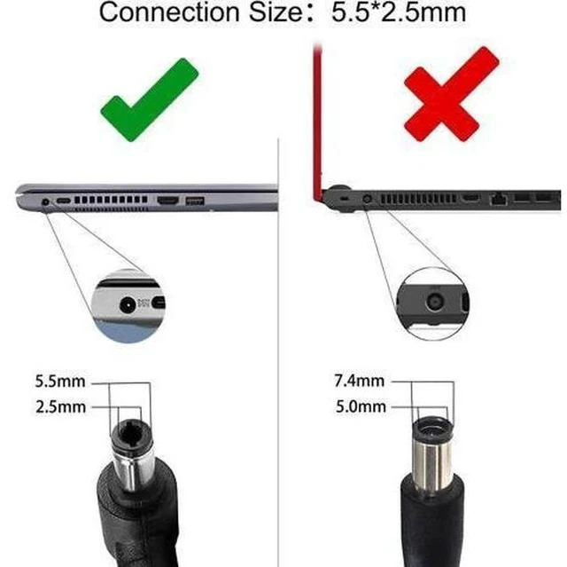 Alt view image 4 of 7 - 19.5V 9.23A 180W Laptop Charger for Msi A15-180P1A, for Sager NP7876 NP7856-N NP7856-S NP8956 NP8957 Notebook AC Adapter 5.5x2.5mm with Power Cord