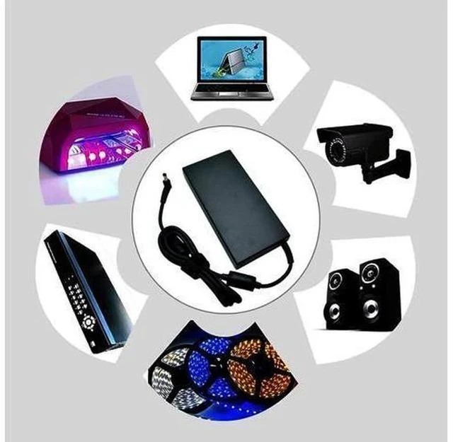 Alt view image 6 of 7 - 19.5V 9.23A 180W Laptop Charger for Msi A15-180P1A, for Sager NP7876 NP7856-N NP7856-S NP8956 NP8957 Notebook AC Adapter 5.5x2.5mm with Power Cord