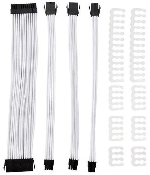 Main image of Basic Extension Cable Kit; 1pc Atx 24n/Eps 4+4n/Pci-E 8n/Pci-E 6n Power Extension Cable
