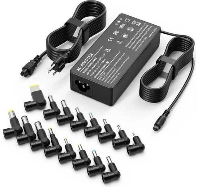 Main image of 90W Universal Laptop Charger Replacement for HP Toshiba Geteway IBM Fujitsu Notebook Ultrabook Chromebook Computer Charger AC Adapter Power Cord with 16 Tips
