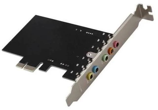 Alt view image 6 of 6 - PCI Express PCI-E 5.1 Channel 3D Audio 6 Channels Digital Sound Card For win XP