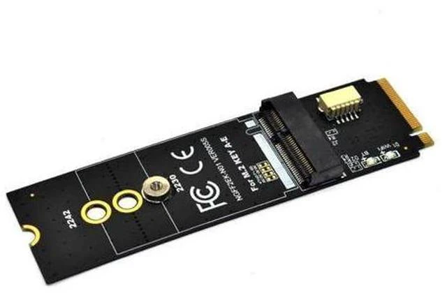 Alt view image 2 of 5 - M.2 Wifi Adapter M.2 M Key to A+E Key Slot Wifi Bluetooth Network Card NGFF NVMe PCI express SSD Port to E key Slot Wifi Adapter