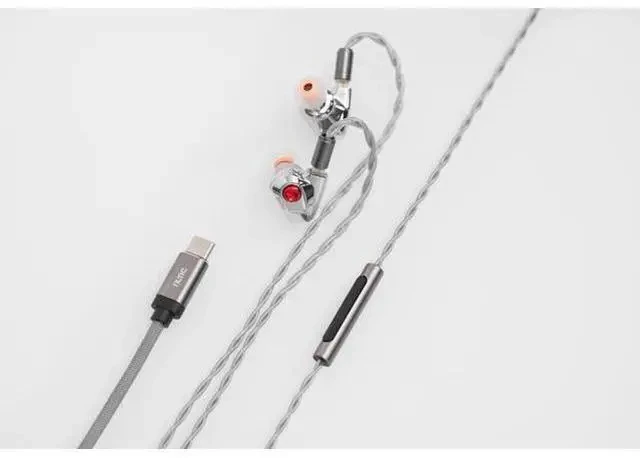 Alt view image 3 of 4 - DUNU Titan S2 Dynamic Driver in-Ear Headphone 0.78 2pin Connectors (Silver, Type-C Jack with mic)