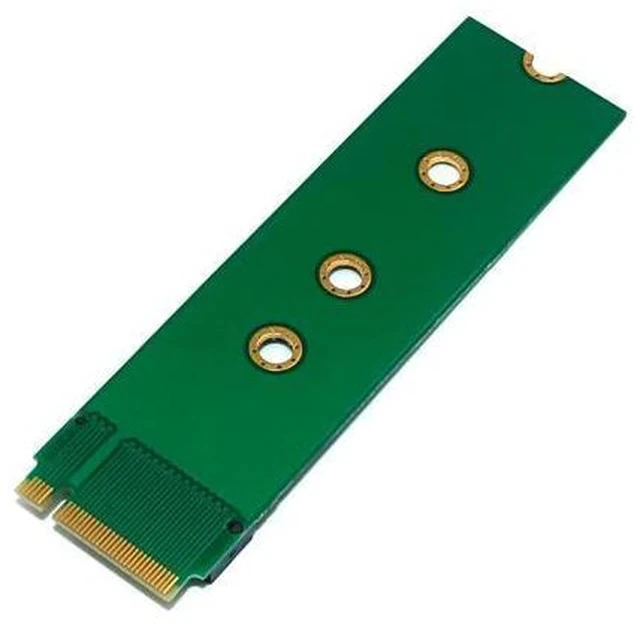 Alt view image 2 of 6 - QINDIAN Add On Cards Converter M.2 NGFF Key B to Key B Adapter M.2/M2 NGFF Raiser Riser Card for SATA-bus NGFF SSD M2 WiFi Cards