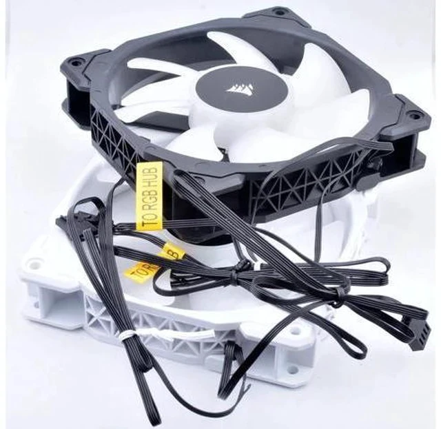 Alt view image 2 of 5 - RWF0041 31-006669 12cm 120mm fan 120x120x25mm DC12V 0.225A 4pin H150i RGB cooling fan for water cooling