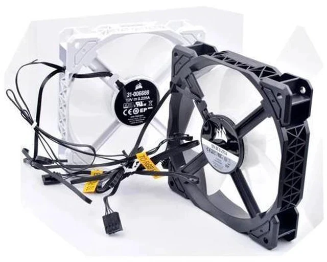 Alt view image 5 of 5 - RWF0041 31-006669 12cm 120mm fan 120x120x25mm DC12V 0.225A 4pin H150i RGB cooling fan for water cooling