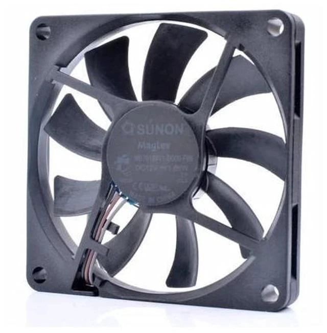 Alt view image 2 of 7 - MB70101V1-D000-F99 7cm 7010 12V 1.66W ultra-thin projector cooling fan